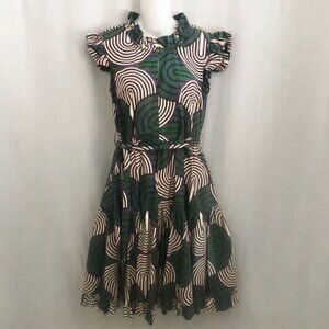 La DoubleJ Short and Sassy Dress Cotton Poplin Size Small
